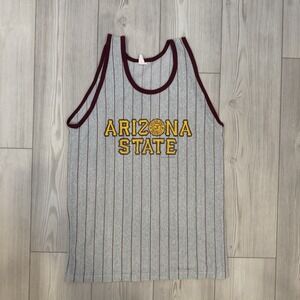 Vintage Arizona State Men's Large Mesh Tank Top 90s